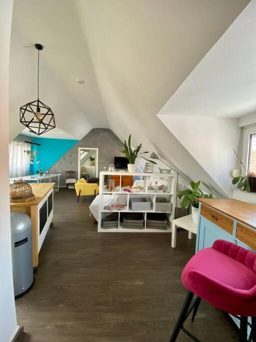 Light Flow Stylish Attic House. M. Balcony Rastatt Exterior foto